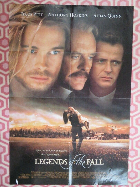 LEGENDS OF THE FALL US ONE SHEET  POSTER BRAD PITT  ANTHONY HOPKINS