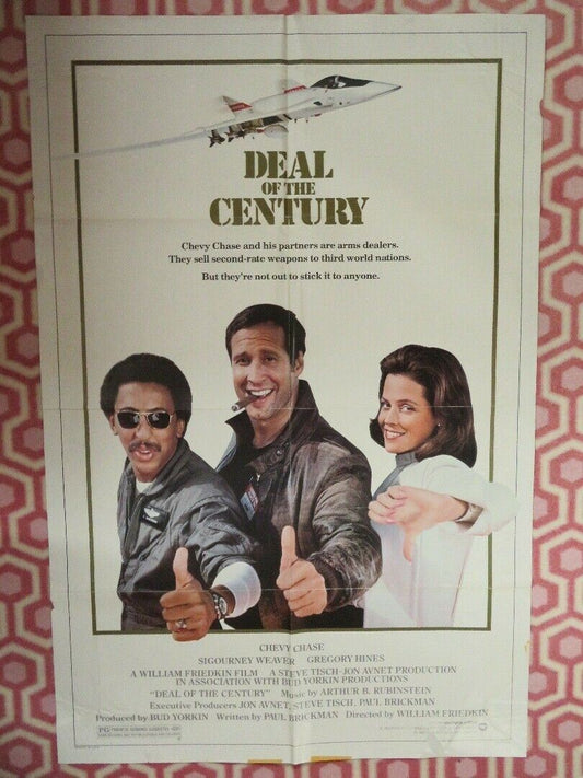 DEAL OF THE CENTURY US ONE SHEET POSTER WILLIAM FRIEDKIN CHEVY CHASE