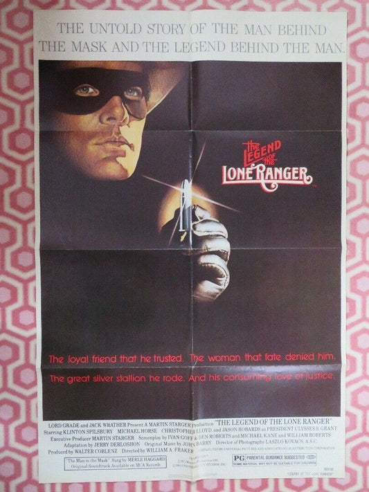 THE LEGEND OF THE LONE RANGER US ONE SHEET POSTER KLINTON SPILSBURY