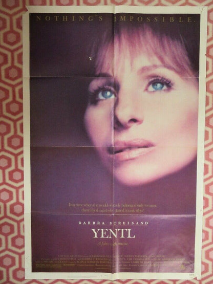 YENTL US ONE SHEET  POSTER BARBRA STREISAND 1983