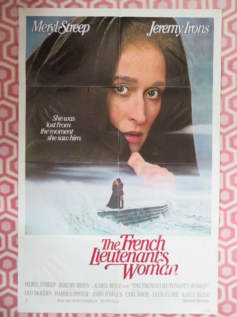 THE FRENCH LIEUTENANT'S WOMAN US ONE SHEET  POSTER MERYL STREEP 1981