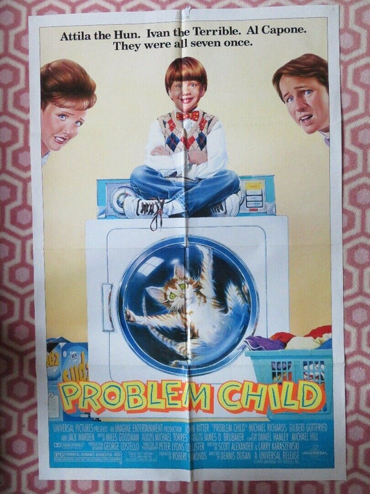 PROBLEM CHILD  US ONE SHEET  POSTER MICHAEK RICHARDS GILBERT GOTTFRIED