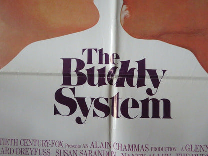 THE BUDDY SYSTEM  US ONE SHEET POSTER RICHARD DREYFUSS SUSAN SARANSDON