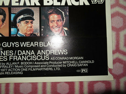 GOOD GUYS WEAR BLACK US ONE SHEET POSTER CHUCK NORRIS ANN ARCHER 1978