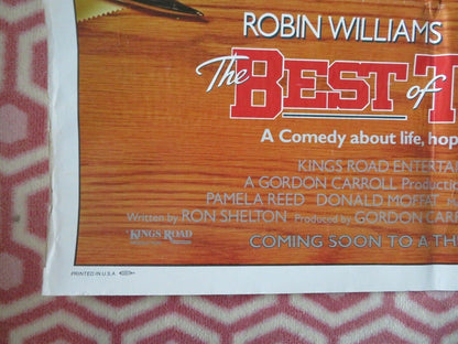 THE BEST OF TIMES US ONE SHEET POSTER ROBIN WILLIAMS KURT RUSSELL 1986