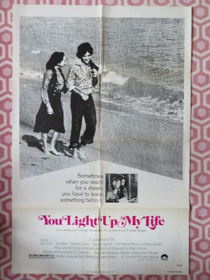 YOU LIGHT UP MY LIFE  US ONE SHEET POSTER DIDI CONN JOE SLIVER 1977