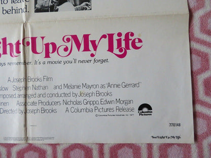 YOU LIGHT UP MY LIFE  US ONE SHEET POSTER DIDI CONN JOE SLIVER 1977