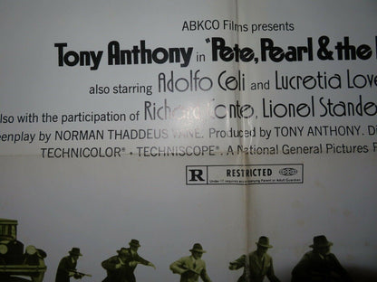 PETE, PEARL & THE POLE US ONE SHEET POSTER TONY ANTHONY 1973