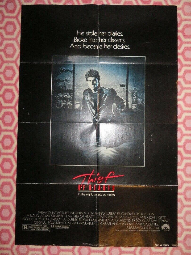 THIEF OF HEARTS US ONE SHEET POSTER STEVEN BAUER JOHN GETZ 1984