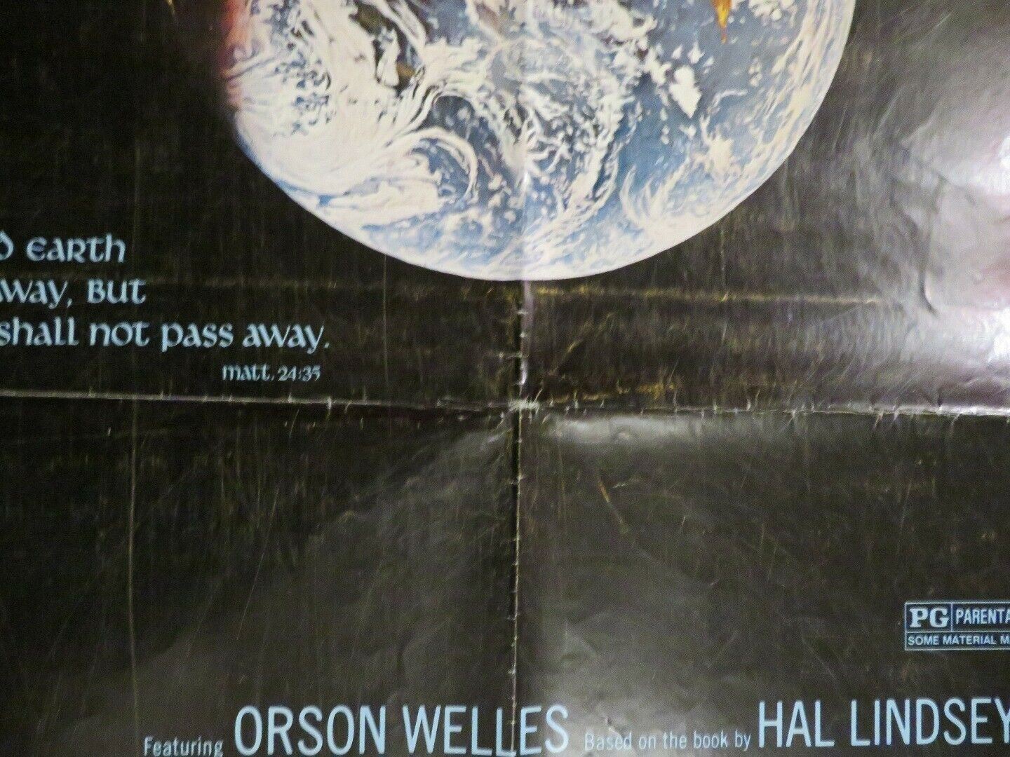 THE LATE GREAT PLANET EARTH US ONE SHEET POSTER ORSON WELLES  1976