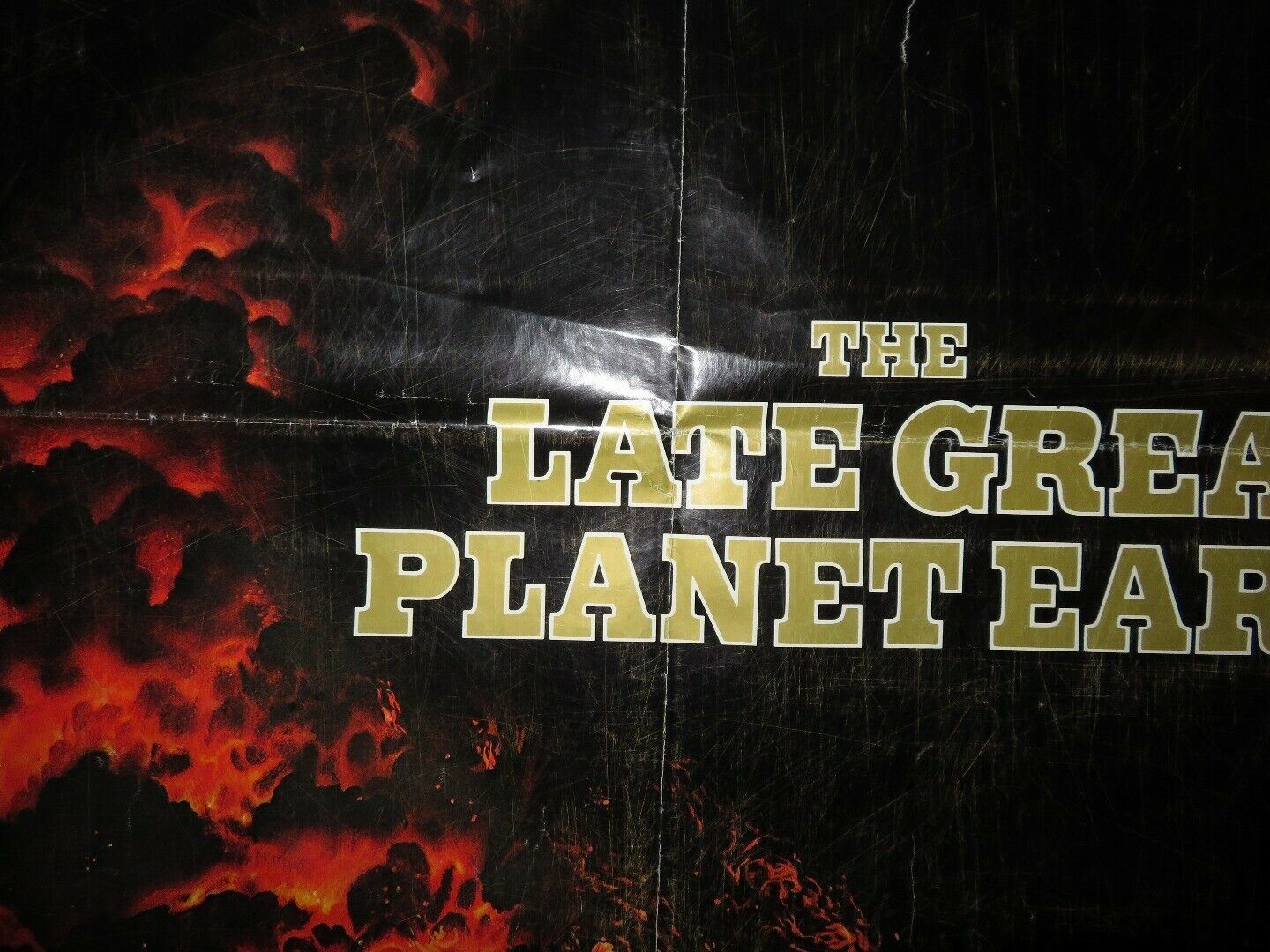 THE LATE GREAT PLANET EARTH US ONE SHEET POSTER ORSON WELLES  1976