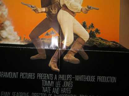 NATE AND HAYES SAVAGE ISLANDS US ONE SHEET POSTER TOMMY LEE JONES 1983