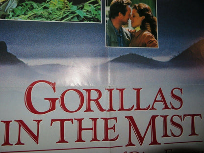 GORILLAS IN THE MIST  US ONE SHEET POSTER SIGOURNEY WEAVER 1988