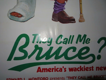 THEY CALL ME BRUCE? US ONE SHEET POSTER  JONNY YUNE BRUCE LEE 1982