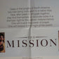 THE MISSION US ONE SHEET POSTER ROBERT DE NIRO JEREMY IRONS 1986