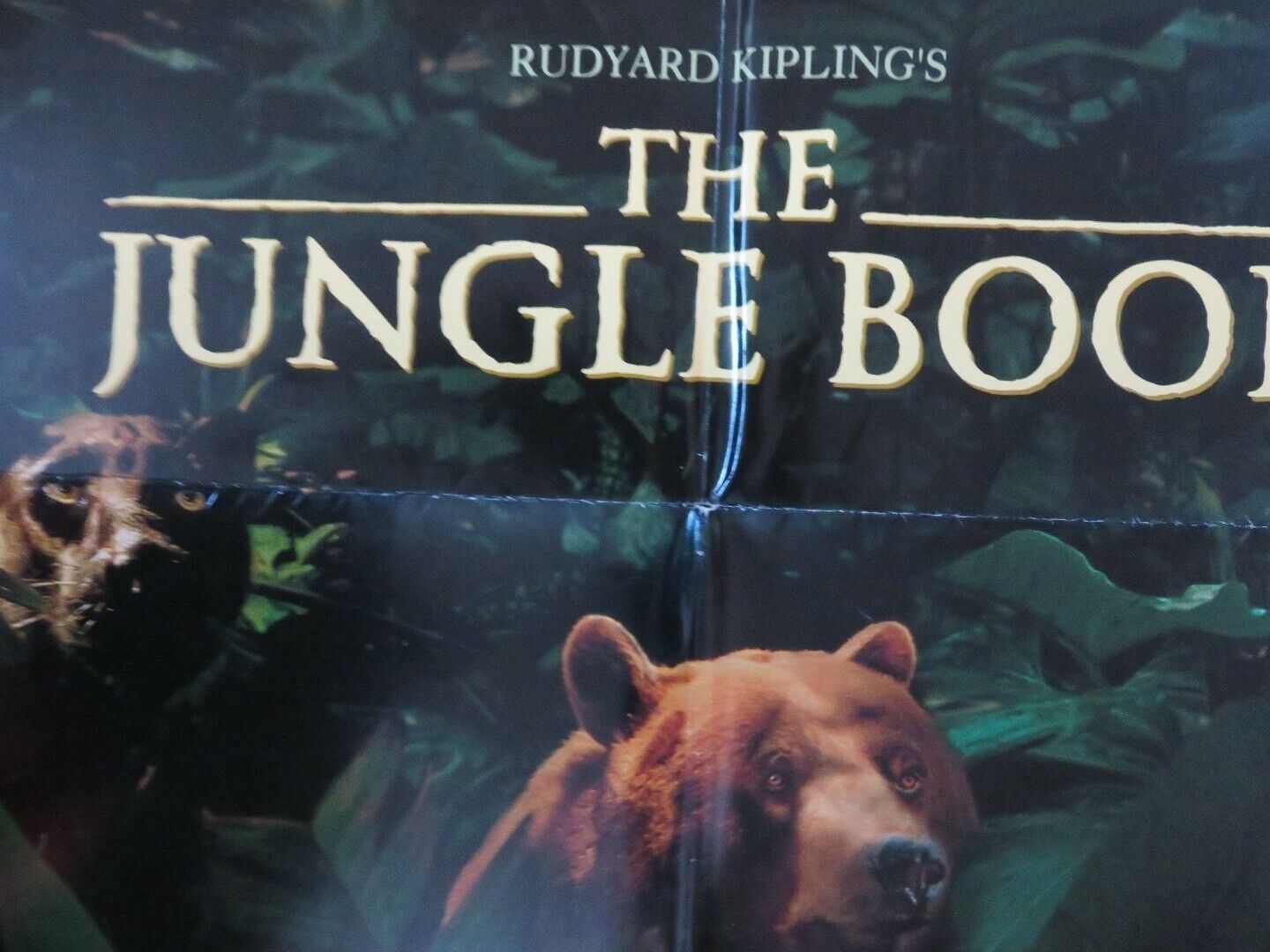 THE JUNGLE BOOK US ONE SHEET POSTER DISNEY JASON SCOTT LEE 1994