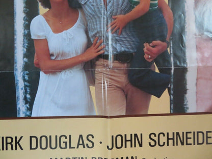 EDDIE MACONS RUN US ONE SHEET POSTER KIRK DOUGLAS JOHN SCHNEIDER 1983