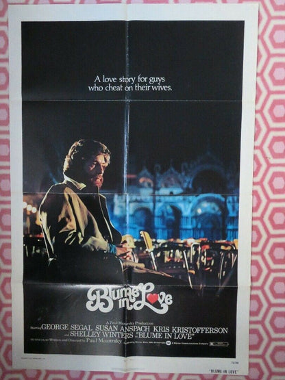 BLUME IN LOVE US ONE SHEET POSTER GEORGE SEGAL 1973