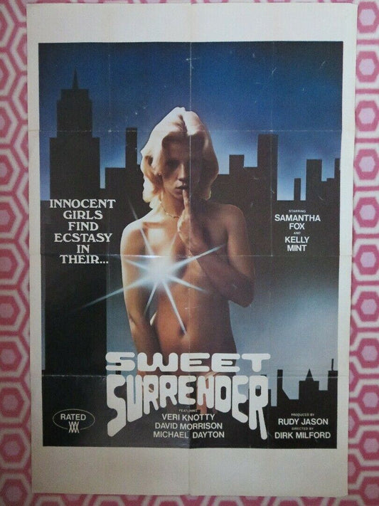 SWEET SURRENDER US ONE SHEET POSTER KELLY MINT SAMANTHA FOX 1980