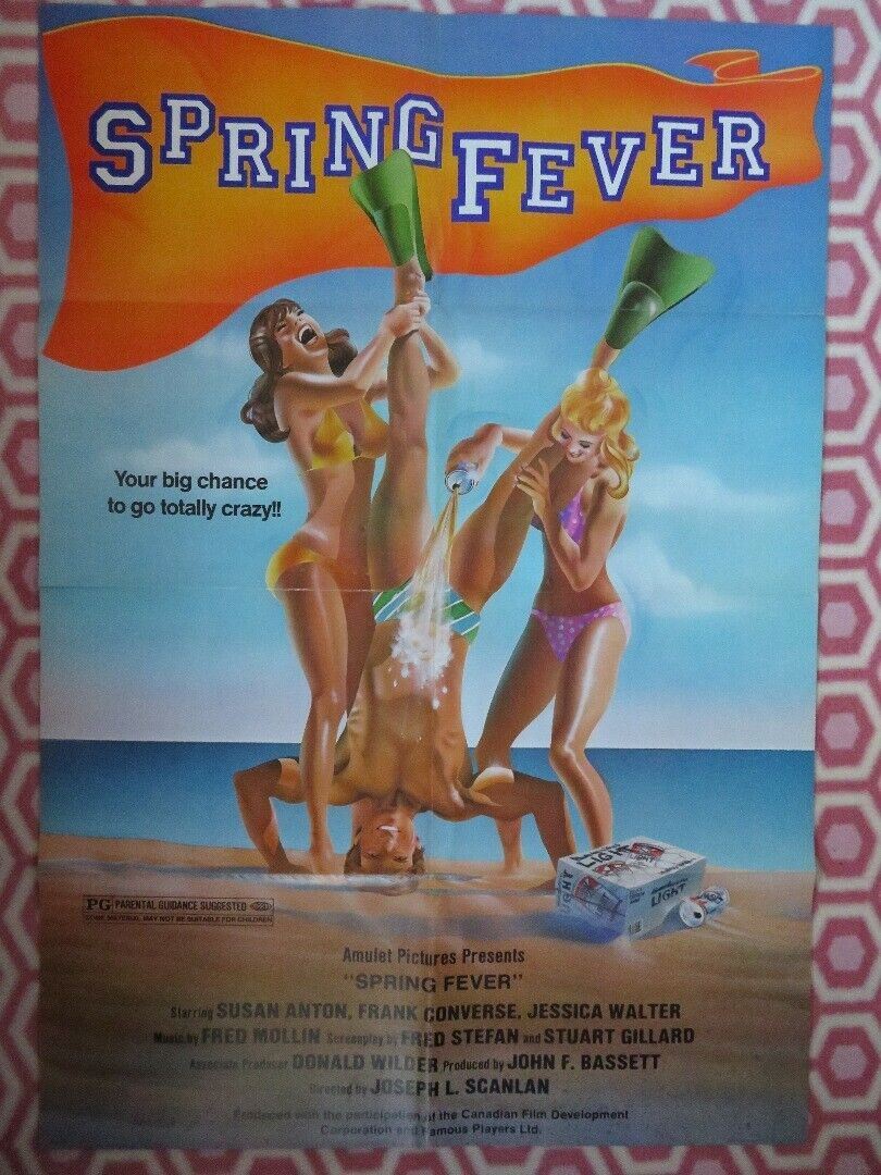 SPRING FEVER US ONE SHEET POSTER SUSAN ANTON 1982