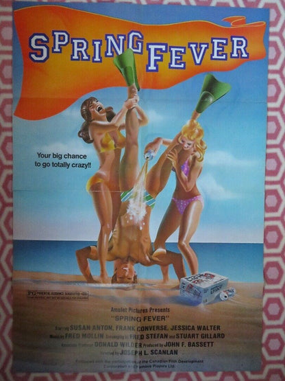 SPRING FEVER US ONE SHEET POSTER SUSAN ANTON 1982