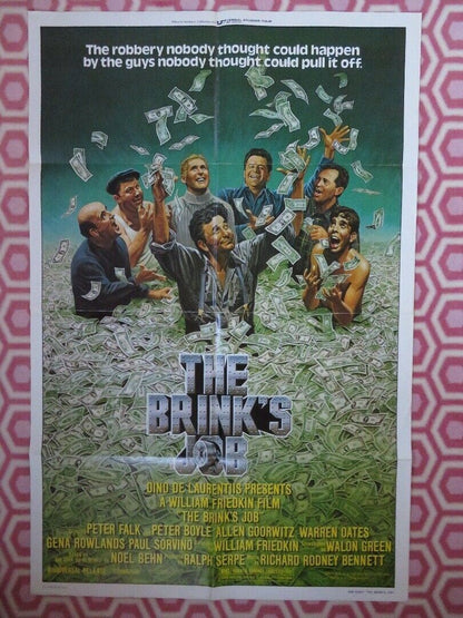 THE BRINK'S JOB US ONE SHEET POSTER PETER FALK PETER BOYLE  1978