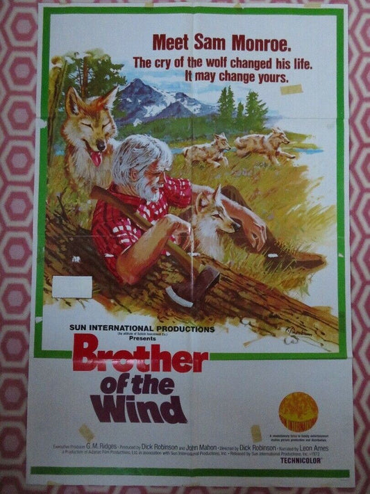 BROTHER OF THE WIND US ONE SHEET POSTER LEON AMES 1973