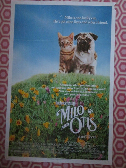 THE ADVENTURES OF MILO AND OTIS US ONE SHEET POSTER DUDLEY MOORE 1989