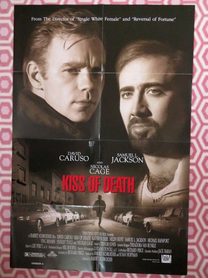 KISS OF DEATH VERSON A US ONE SHEET POSTER NICOLAS CAGE HELEN HUNT '95