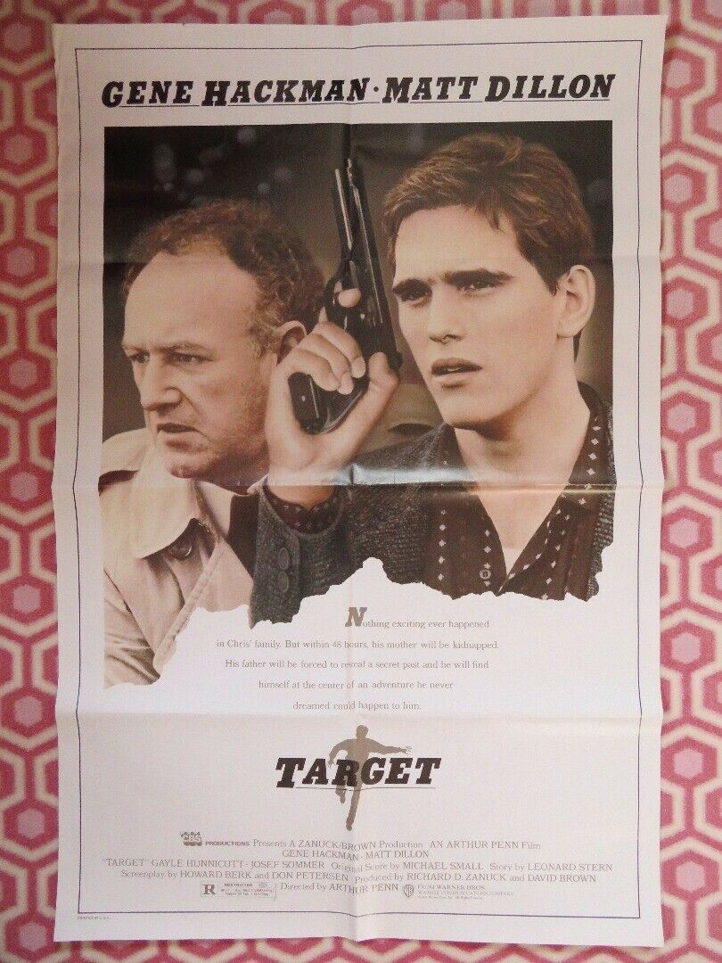 TARGET US ONE SHEET POSTER GENE HACKMAN MATT DILLON 1985