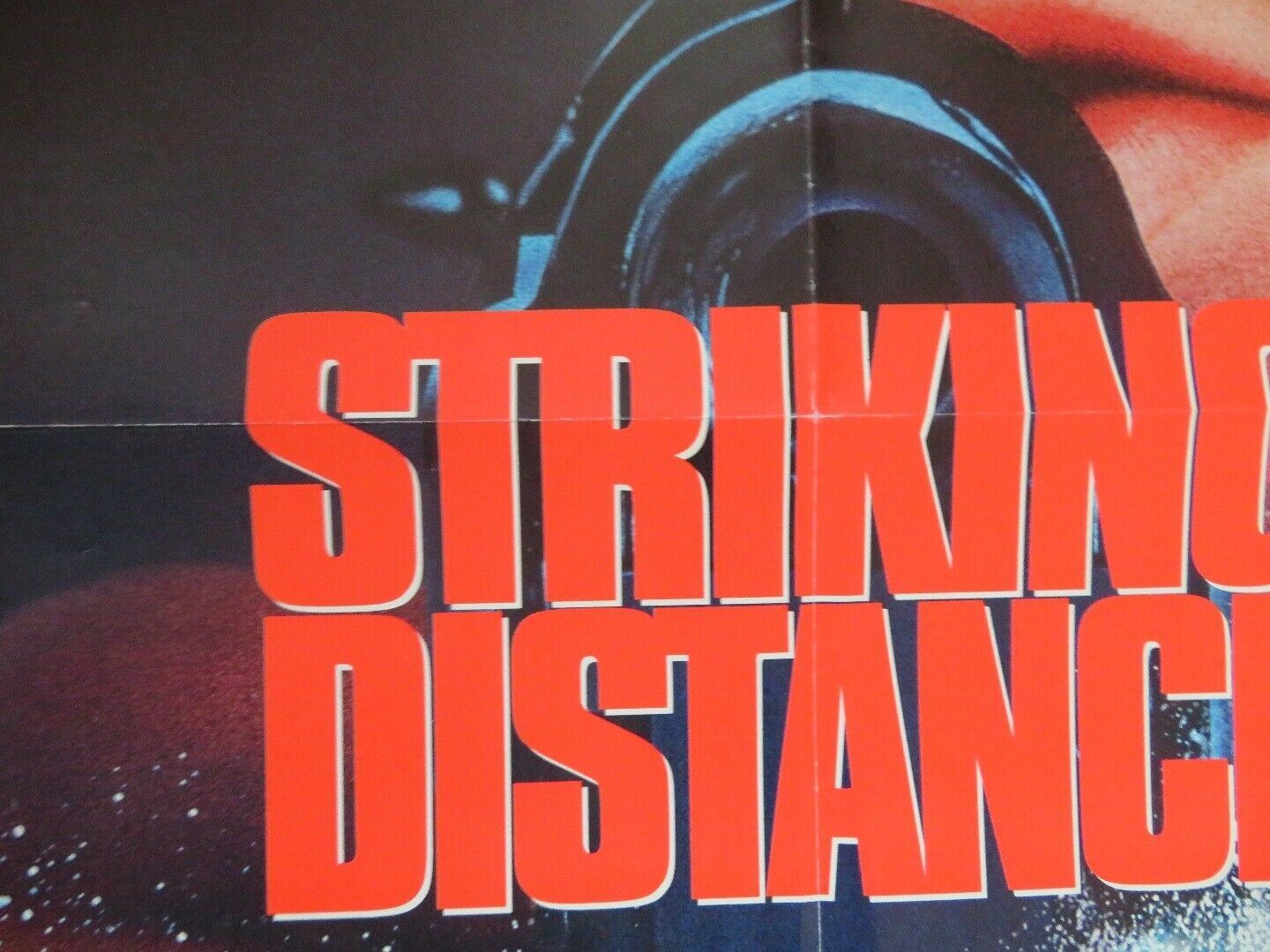 STRIKING DISTANCE US ONE SHEET POSTER BRUCE WILLIS 1993