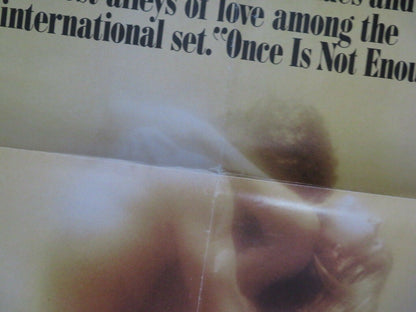 ONCE IS NOT ENOUGH US ONE SHEET POSTER KIRK DOUGLAS ALEXIS SMITH 1975