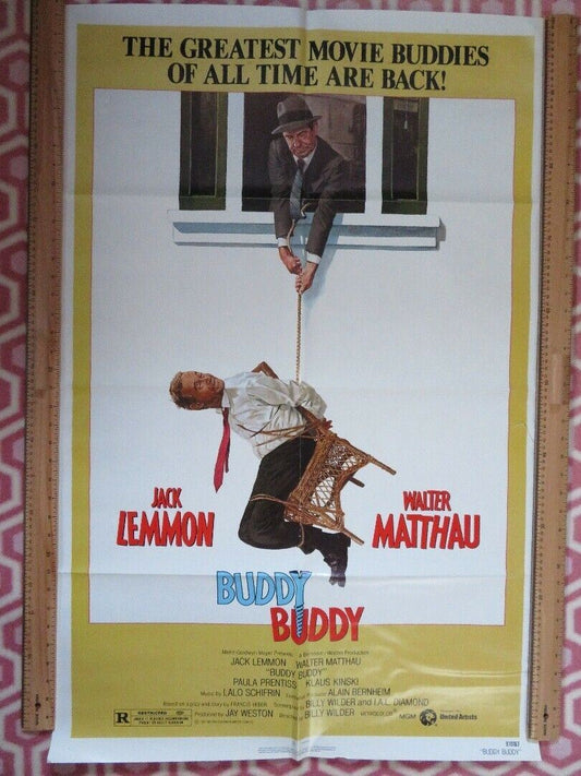 BUDDY BUDDY US ONE SHEET POSTER JACK LEMMON WALTER MATTHAU 1981