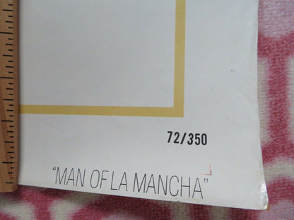 MAN OF LA MANCHA-B US ONE SHEET  POSTER PETER O'TOOLE SOPHIA LOREN 1972