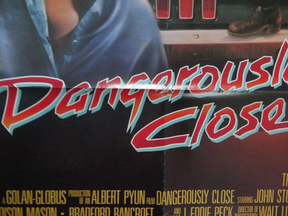 DANGEROUSLY CLOSE US ONE SHEET  POSTER JOHN STOCKWELL 1986