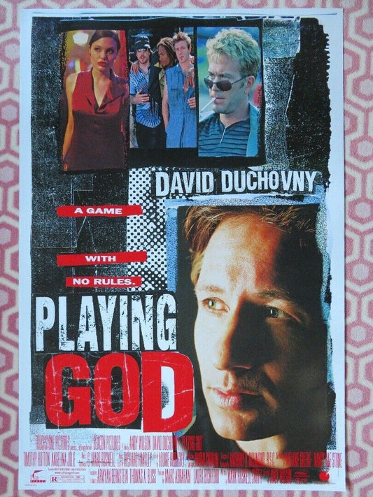 PLAYING GOD US ONE SHEET ROLLED POSTER DAVID DUCHOVNY ANGELINA JOLIE