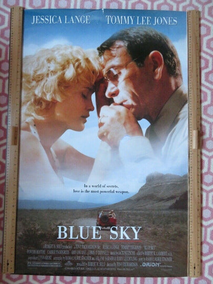 BLUE SKY US ONE SHEET ROLLED POSTER JESSICA LANGE TOMMY LEE JONES '94