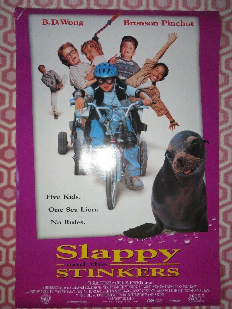 SLAPPY AND THE STINKERS US ONE SHEET ROLLED POSTER B.D.WONG BRONSON