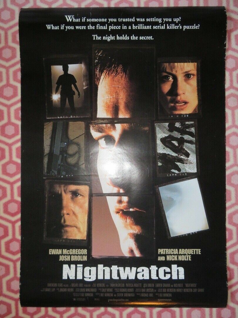 NIGHTWATCH US ONE SHEET  ROLLED POSTER EWAN MCGREGOR JOSH BROLIN 1997