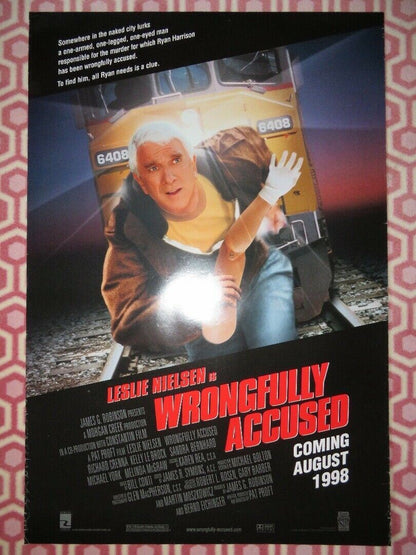 WRONGFULLY ACCUSED US ONE SHEET ROLLED POSTER LESLIE NIELSEN 1998