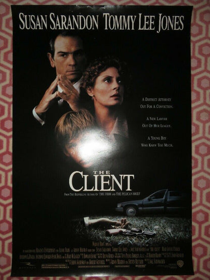 THE CLIENT US ONE SHEET ROLLED POSTER SUSAN SARANDON TOMMY LEE JONES