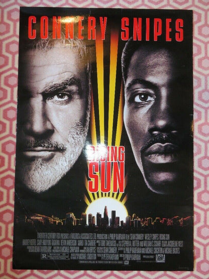 RISING SUN US ONE SHEET  ROLLED POSTER CONNERY SNIPES 1993