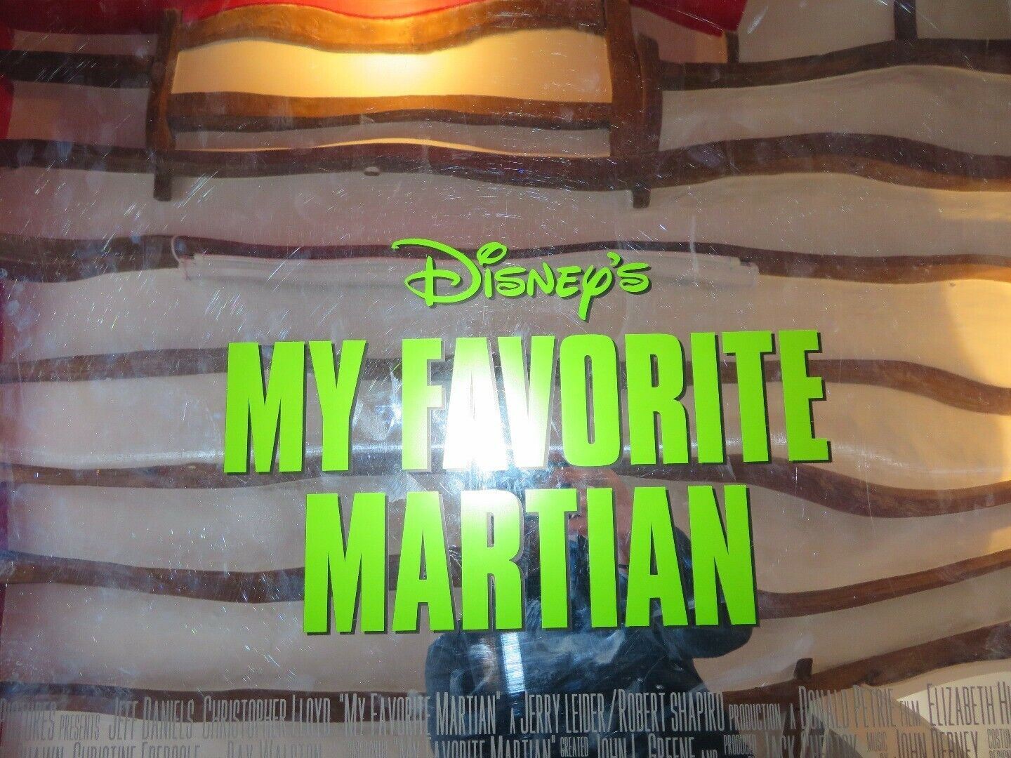 MY FAVOURITE MARTIAN US ONE SHEET  ROLLED POSTER DISNEY C.LLOYD 1999