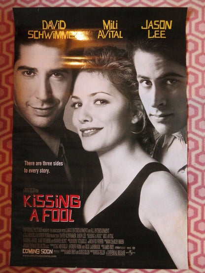 KISSING A FOOL US ONE SHEET ROLLED POSTER DAVID SCHWIMMER JASON LEE