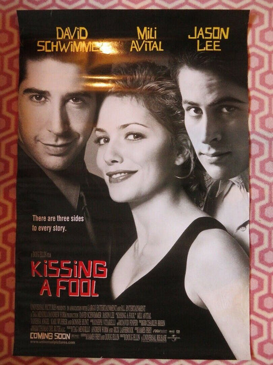 KISSING A FOOL US ONE SHEET ROLLED POSTER DAVID SCHWIMMER JASON LEE