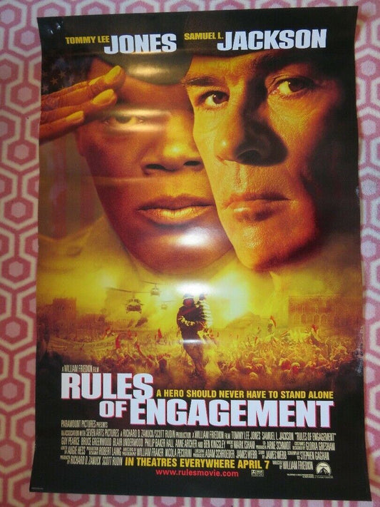 RULES OF ENGAGEMENT US ONE SHEET ROLLED POSTER TOMMY LEE JONES 2000