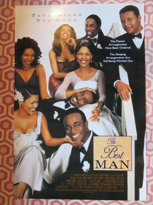 THE BEST MAN US ONE SHEET ROLLED POSTER TAYE DIGGS NIAA LONG 1999