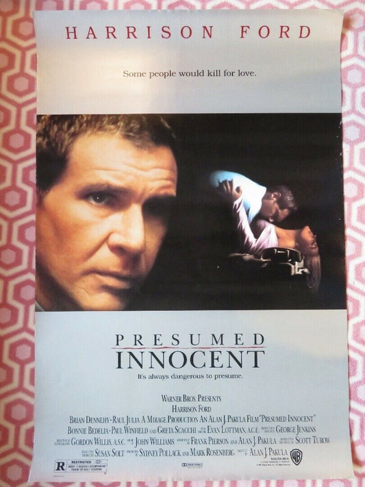 PRESUMED INNOCENT US ONE SHEET ROLLED POSTER HARRISON FORD 1990