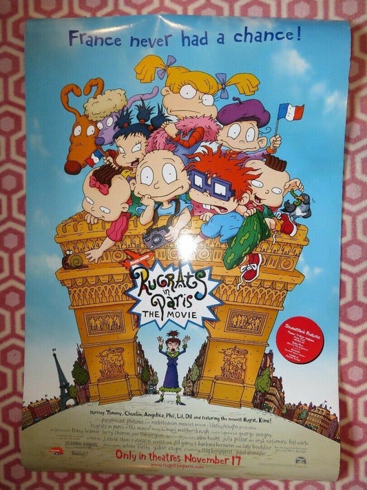 RUGRATS  IN PARIS US ONE SHEET ROLLED POSTER JOHN LITHGOW 2000