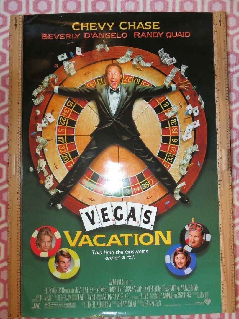 VEGAS VACATION US ONE SHEET  ROLLED POSTER CHEVY CHASE RANDY QUAID '97